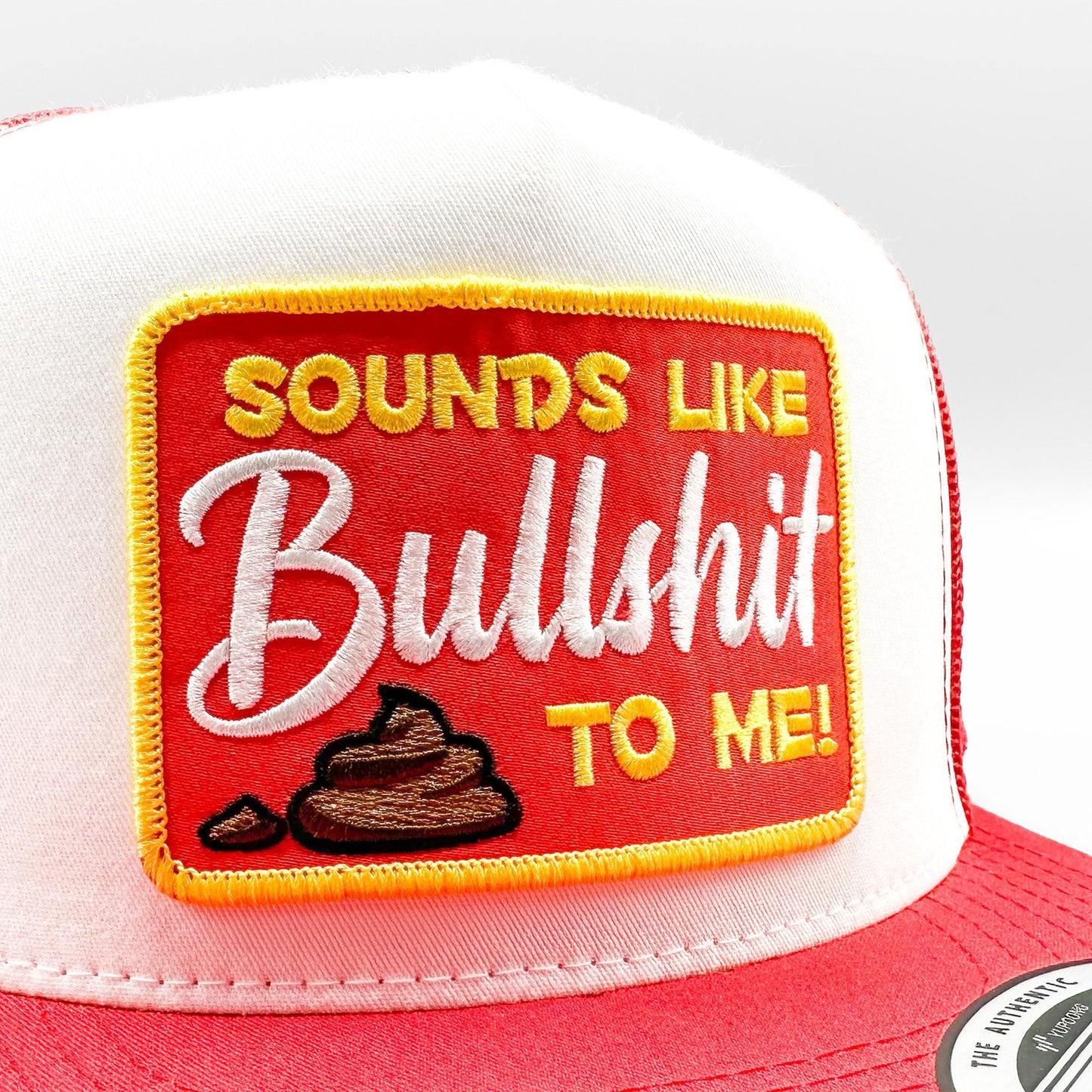 No BS Trucker Hat, Retro Seems Like Bullshit Funny Trucker Hat