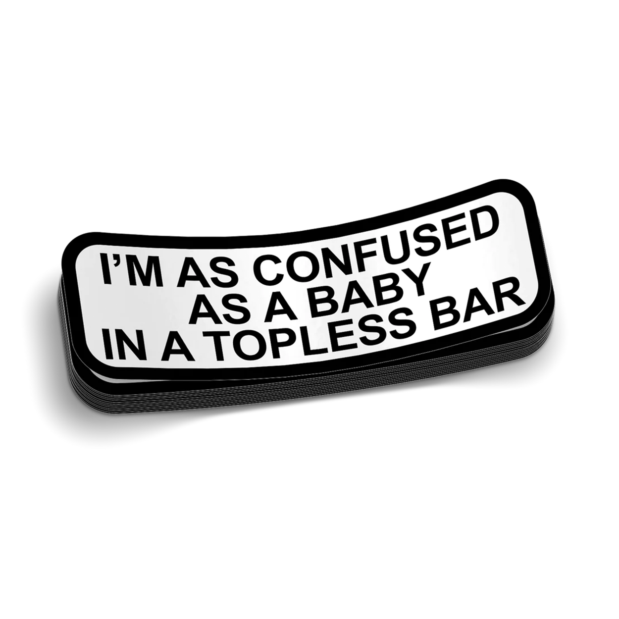 Topless Bar Hard Hat Decal