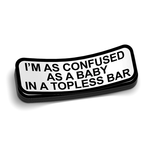 Topless Bar Hard Hat Decal