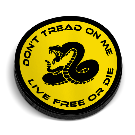 DTOM Live Free Hard Hat Decal