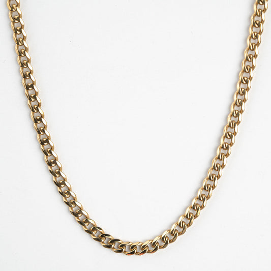 Classic Gold Cuban Link Chain - 5mm