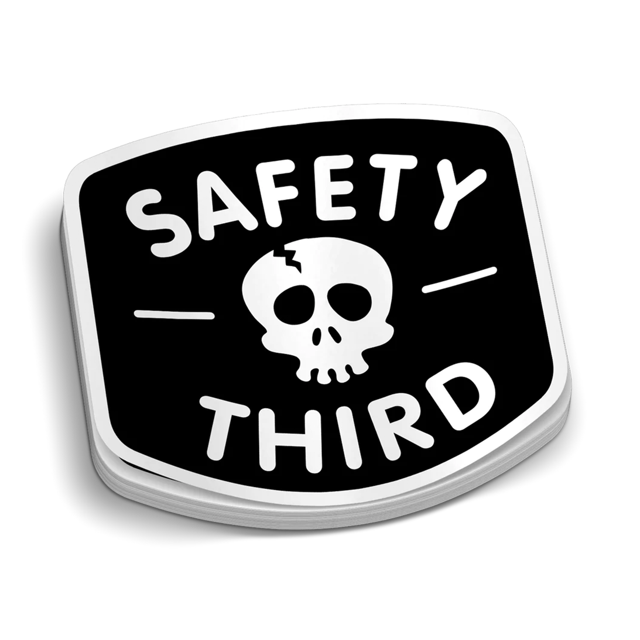 Safety Third Hard Hat Decal