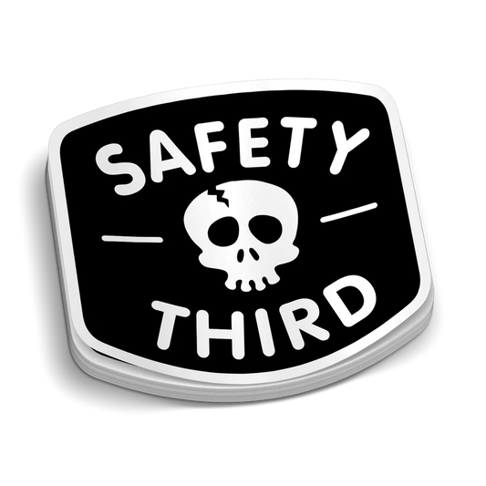 Safety Third Hard Hat Decal