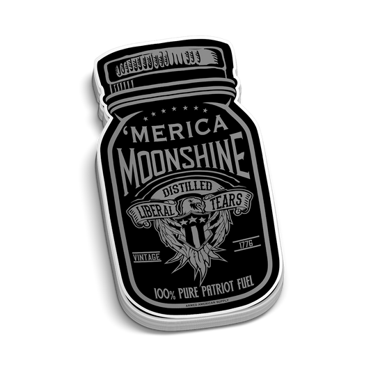 'Merica Moonshine Decal