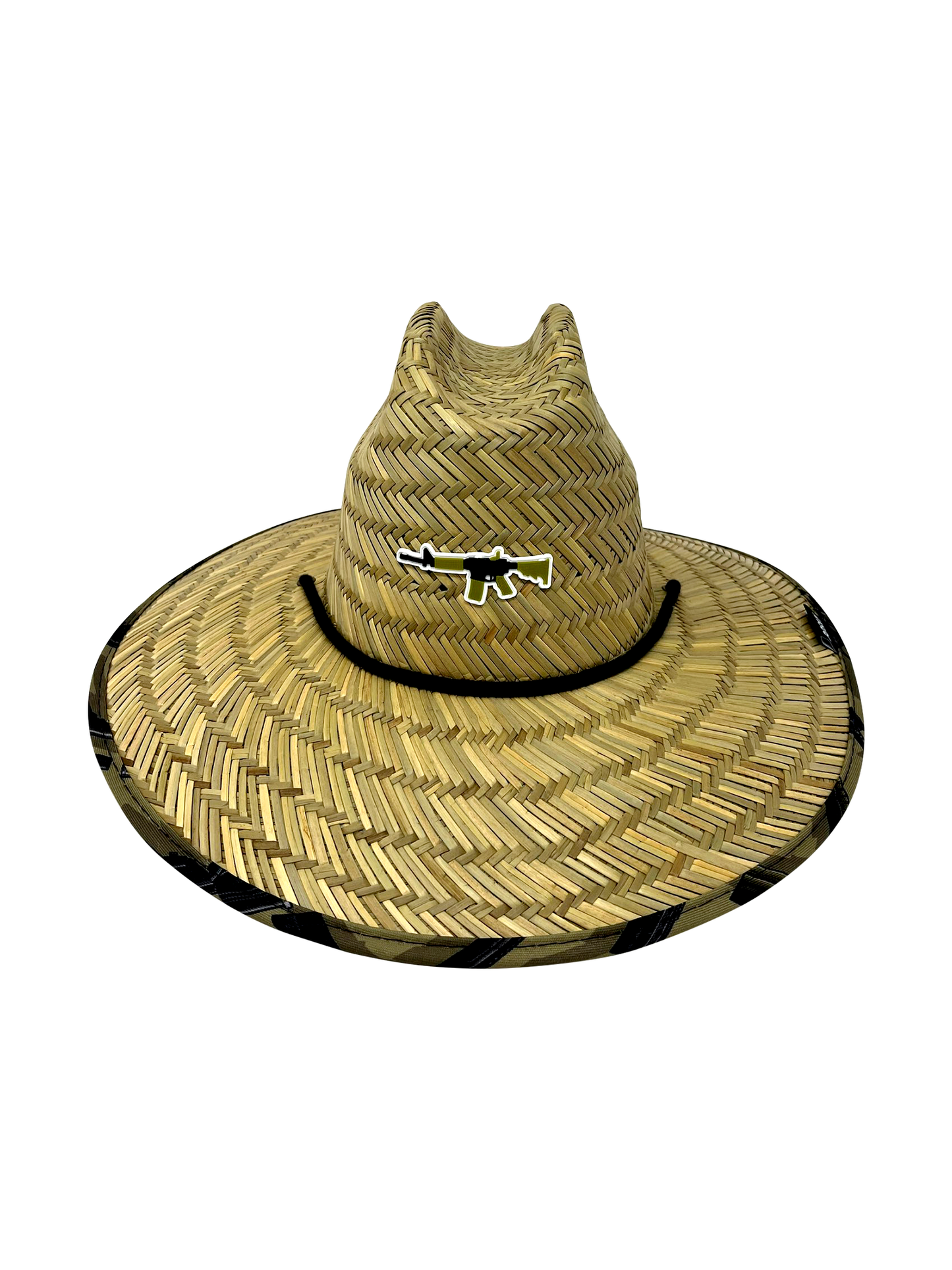 AR 15 2nd Amendment Straw Hat