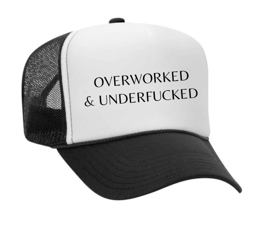 Overworked Trucker Hat