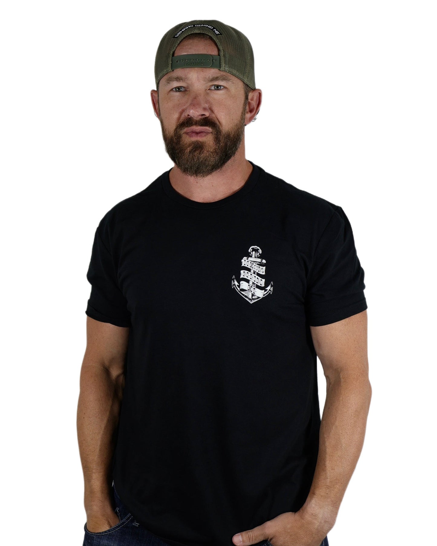 Men's Black Anchor T-Shirt