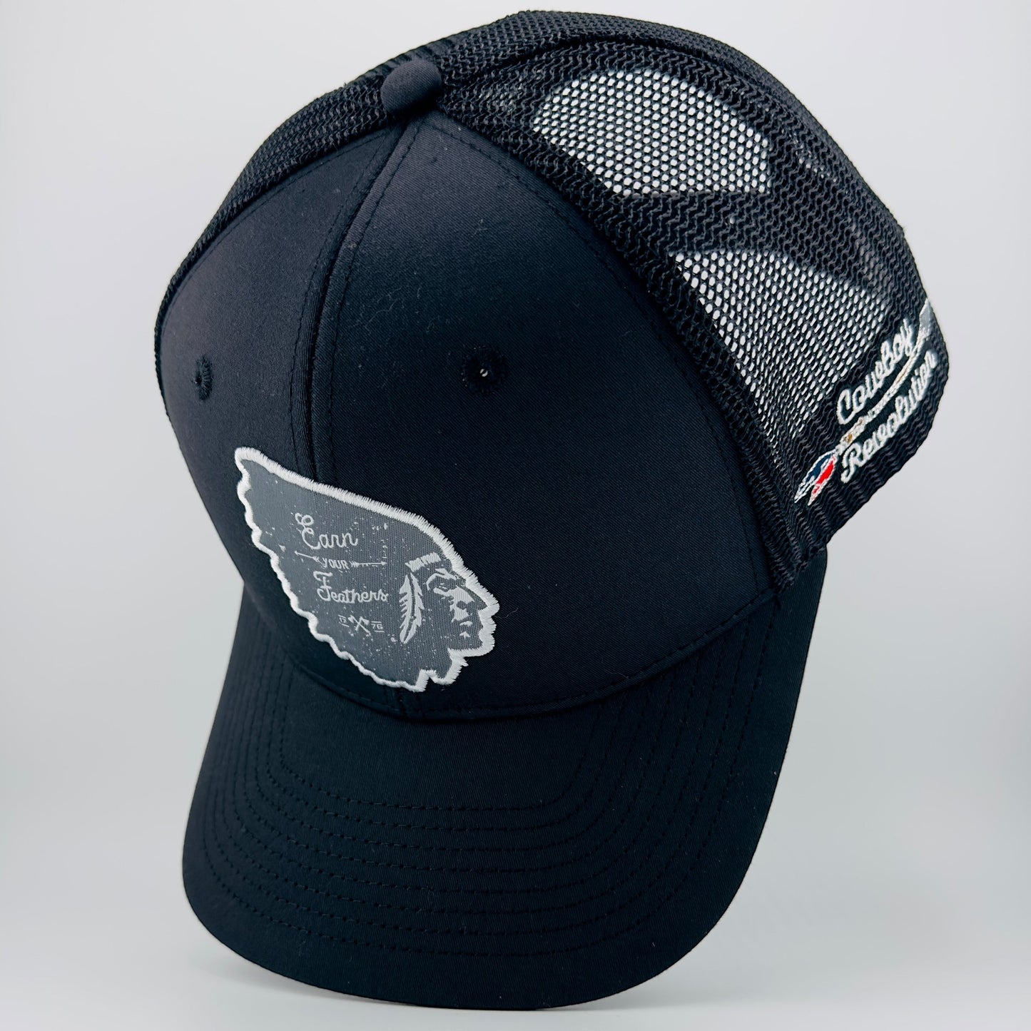 "Earn Your Feathers" - Cowboy Revolution 6-panel Trucker Hat