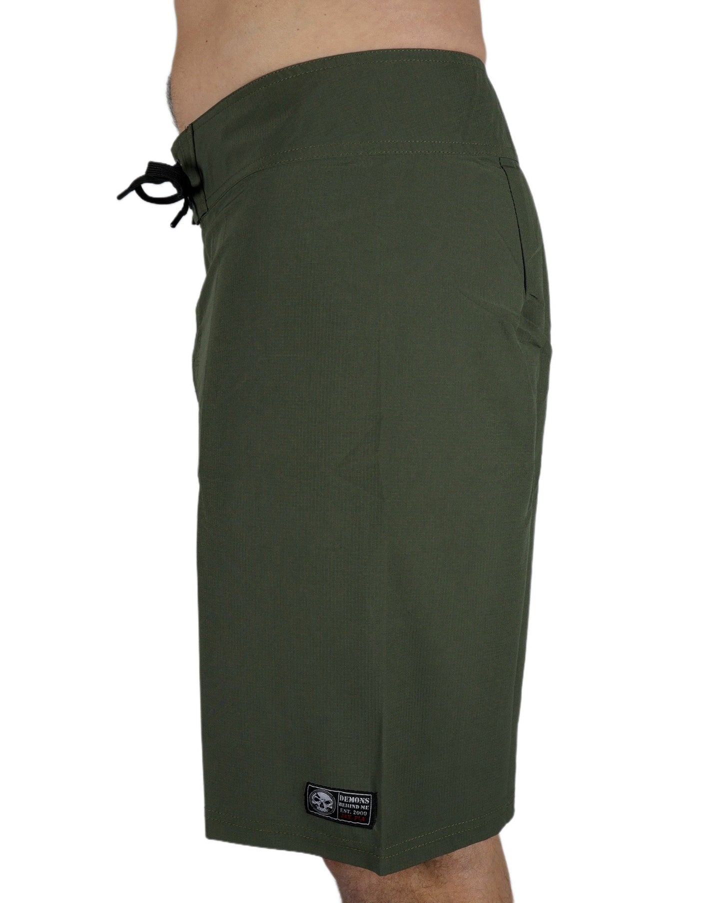 NEW! Military Green Stretch Board Shorts