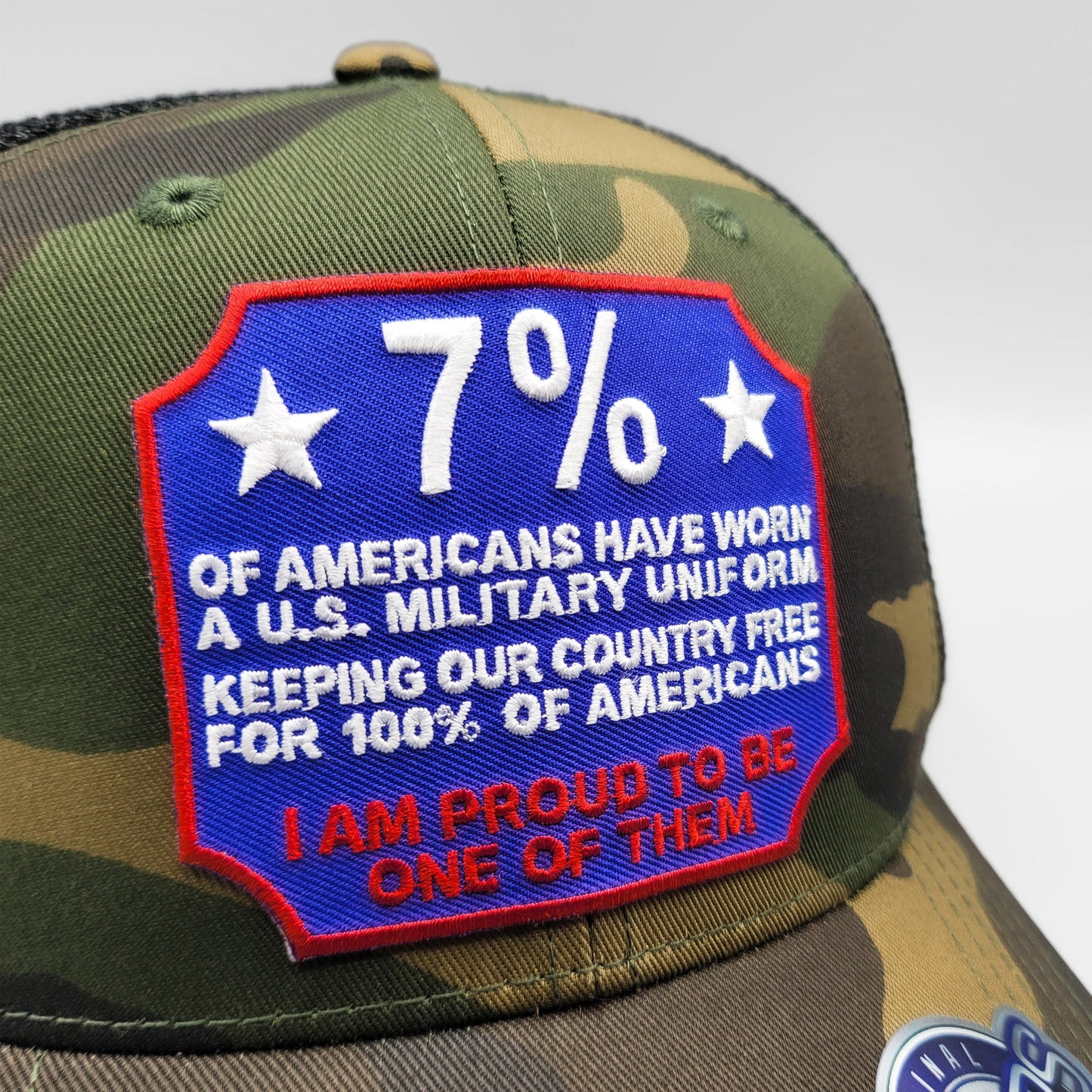 US Military Veteran Pride Trucker Hat