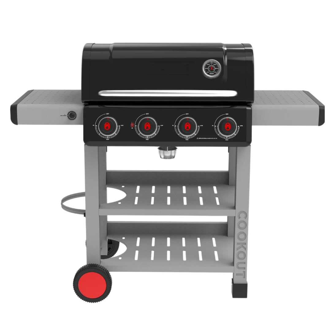 Coleman® Cookout™ 4-Burner Grill, Black