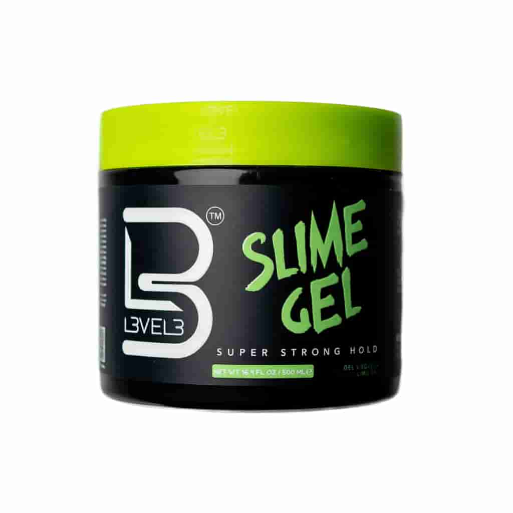 Level 3 Ultra-Hold Slime Gel with Castor Oil: Barber-Grade Sleek Finish Hair Styler