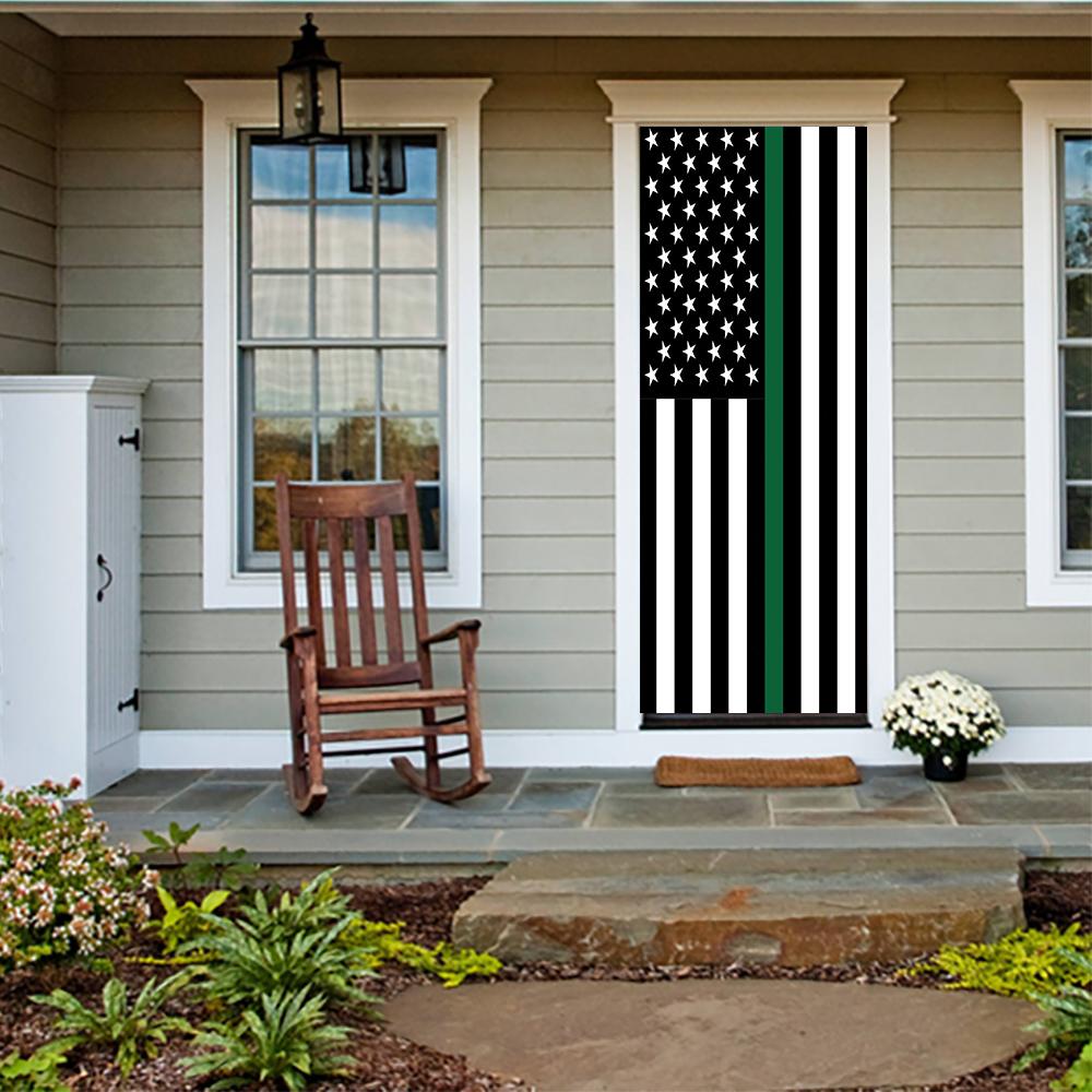 Thin Green Line Flag