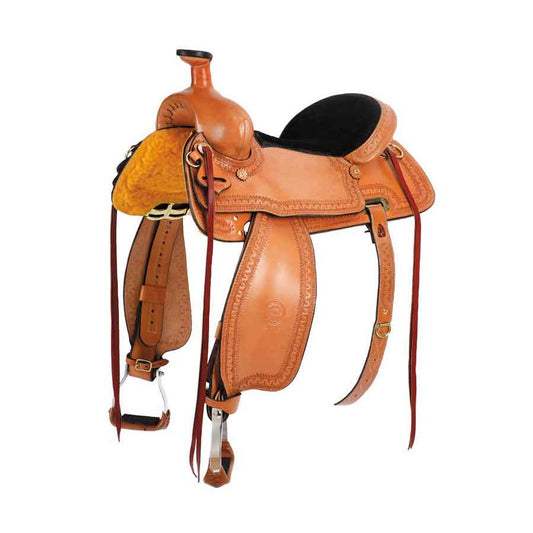 The Classic Prairie Hawk Mule Saddle