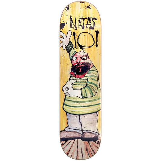 101 Natas Kaupas Sock Puppet HT Skateboard Deck - 8.25" Yellow