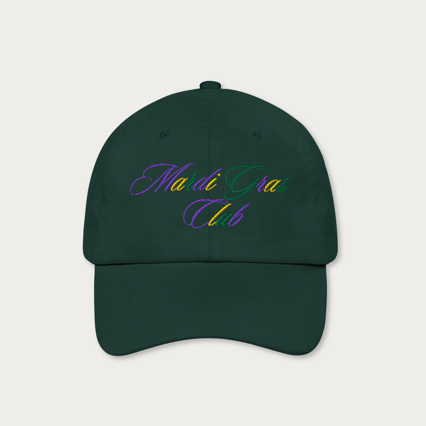 Mardi Gras Club Dad hat