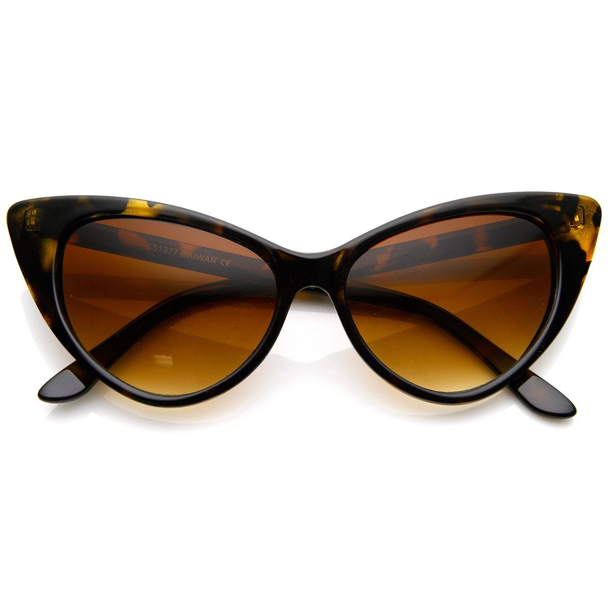 Womens Fashion Hot Tip Pointed Vintage Cat Eye Sunglasses 8371