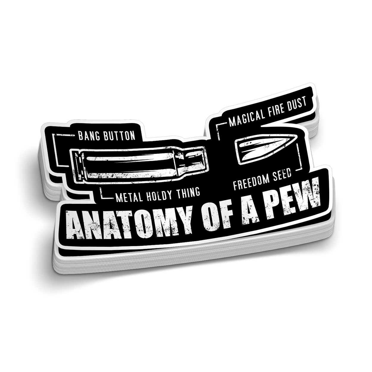 Anatomy Of A Pew Decal