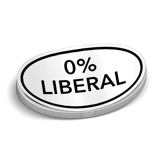 0% Liberal Decal