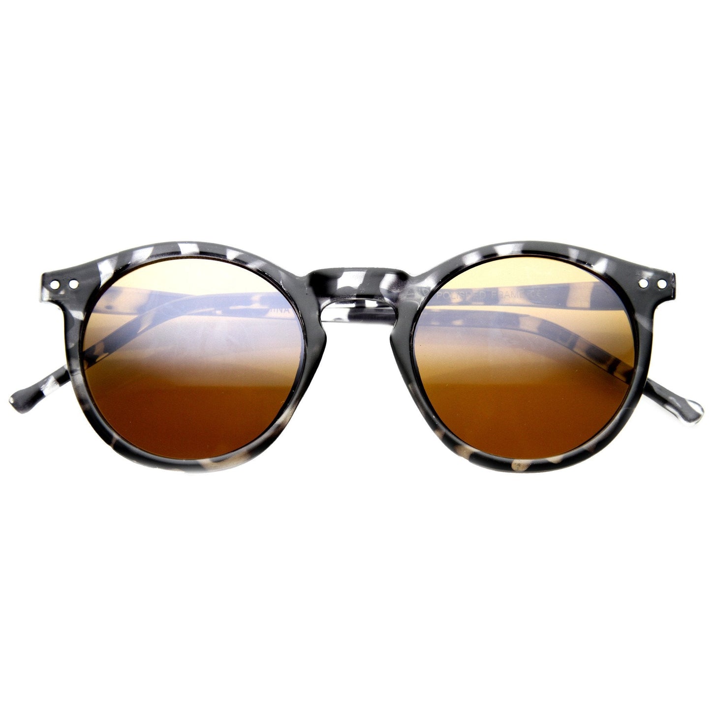 1920's P3 Dapper Vintage Inspired Round Sunglasses 8637