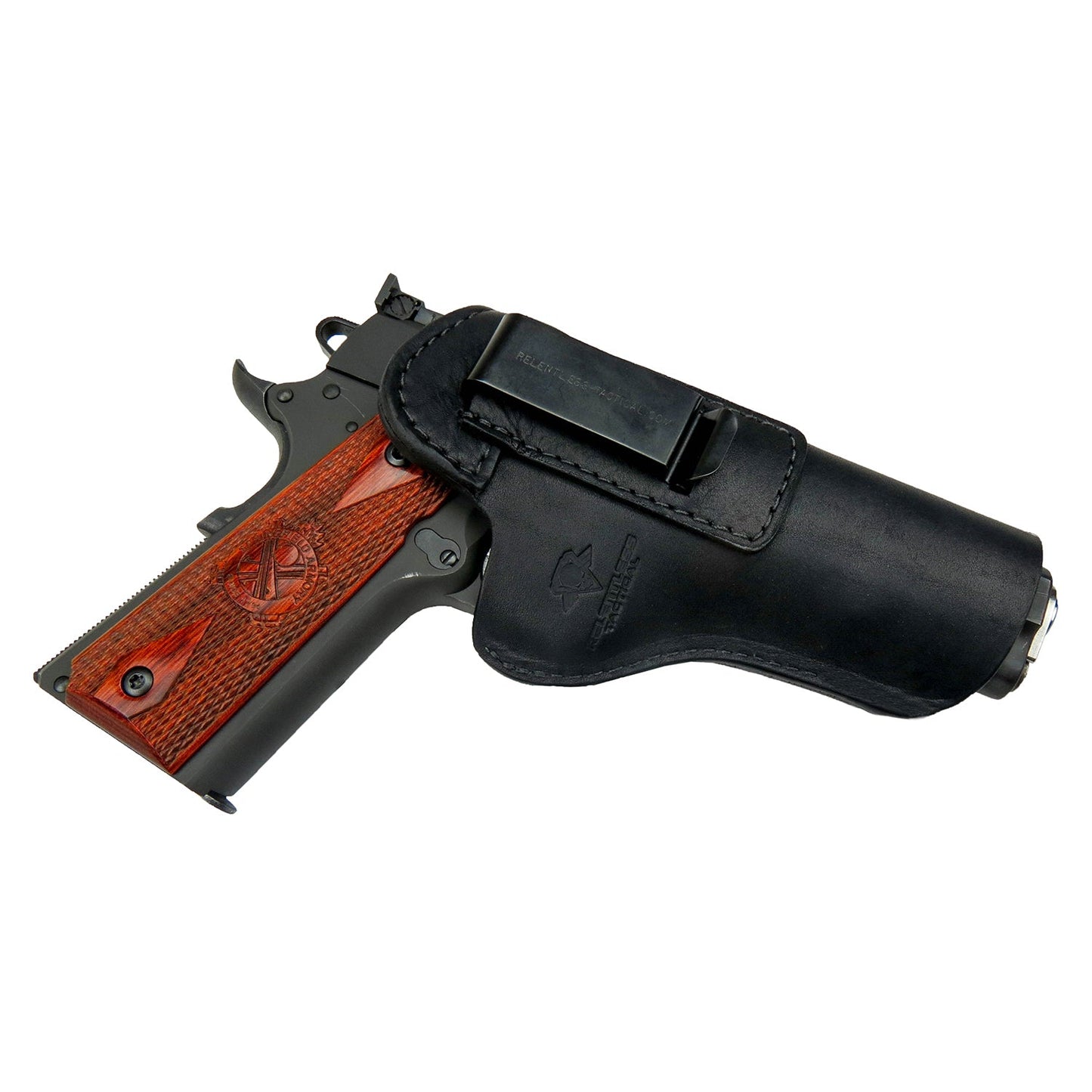 The Defender Leather IWB Holster - Fits All 1911 Style Handguns - Lifetime Warranty - Made in USA