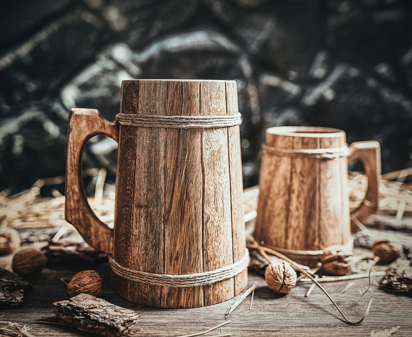 Wooden Tankard