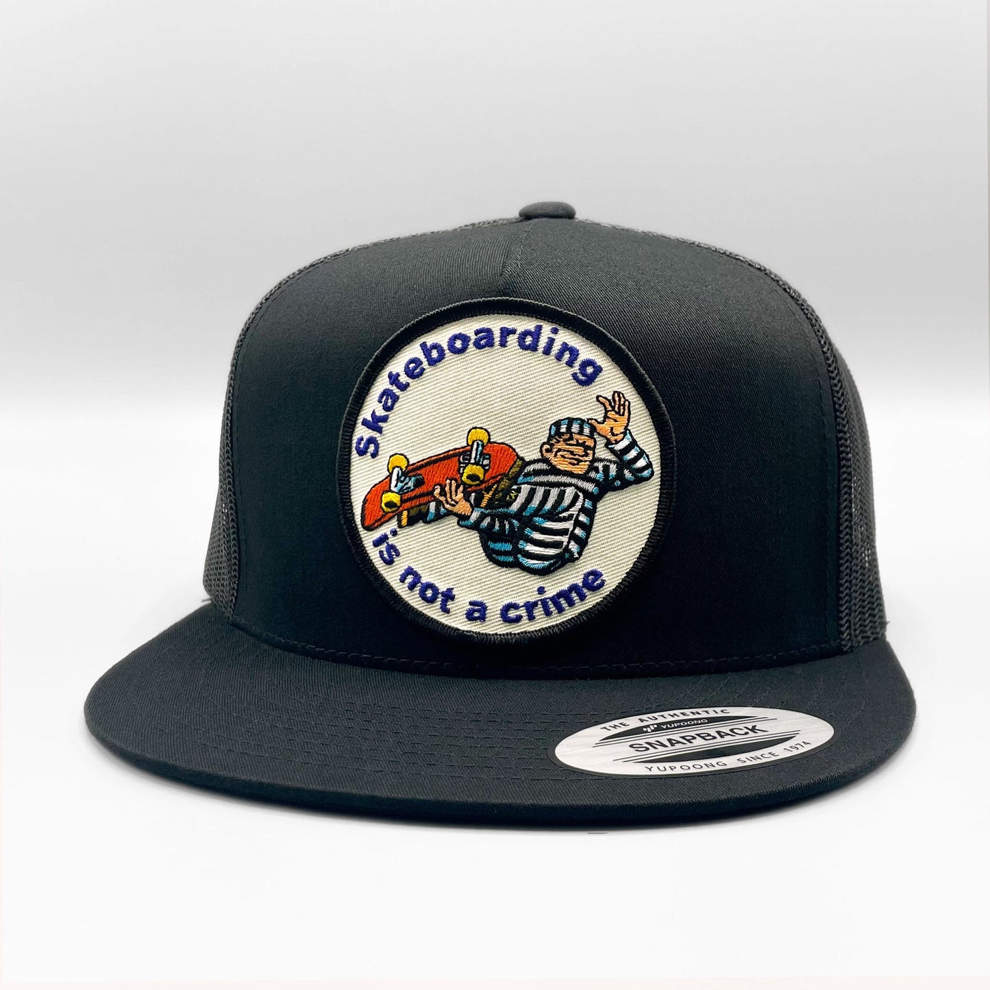 Skateboarding is not a Crime Retro Trucker