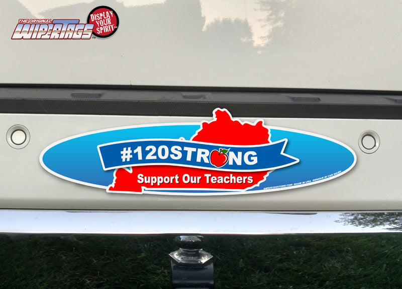 Kentucky #120STRONG Teachers WiperTags