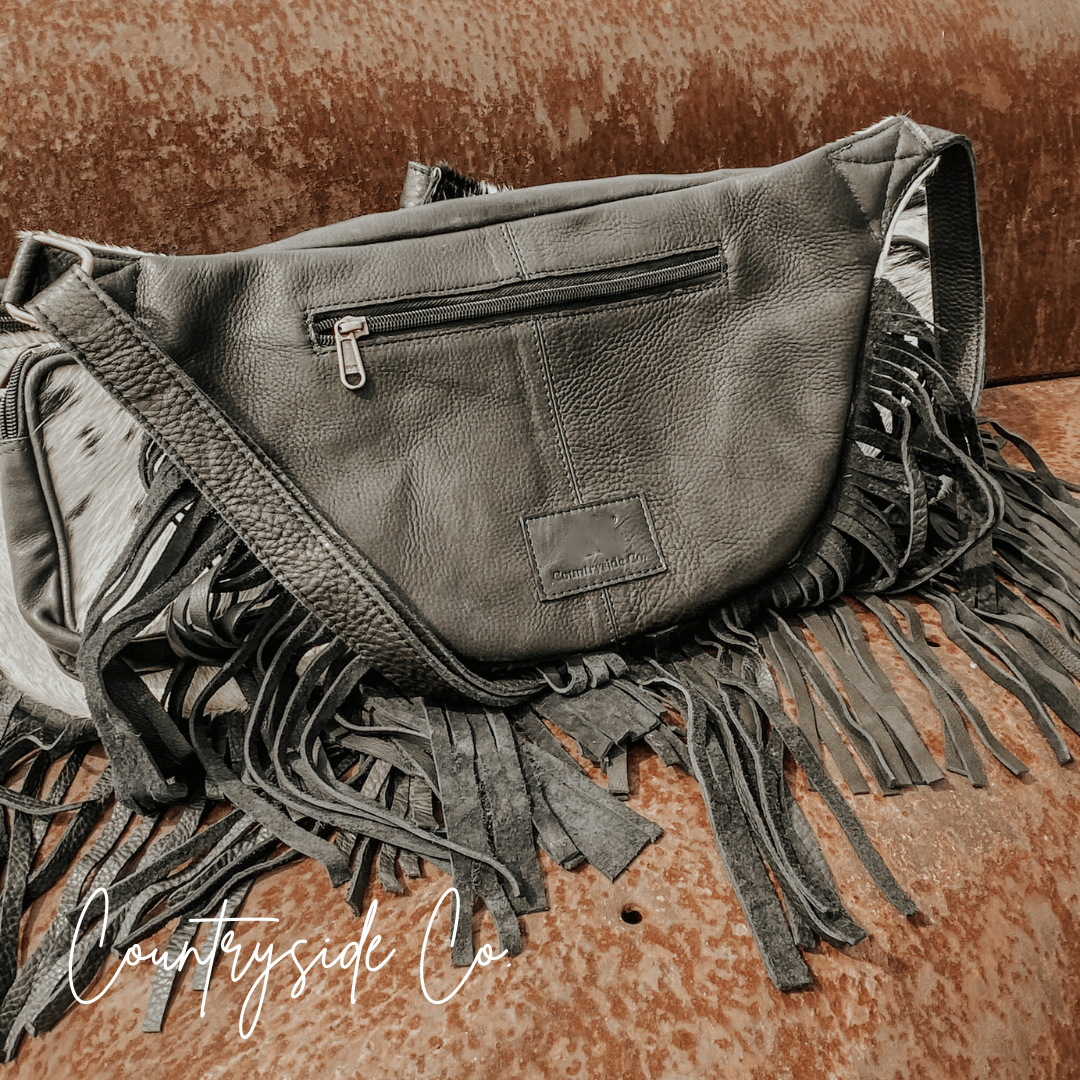 Austin Cowhide Sling Festival Bag by Countryside Co.