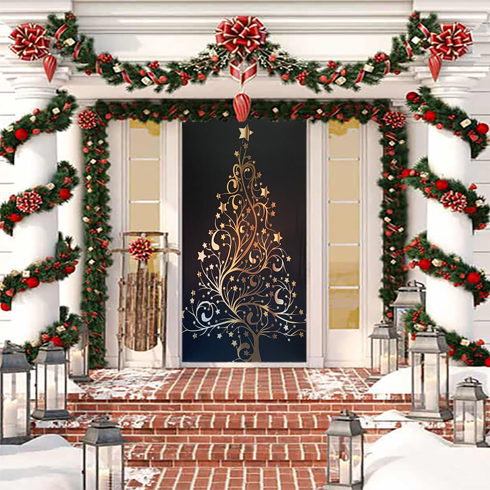 Christmas Tree Door Cover