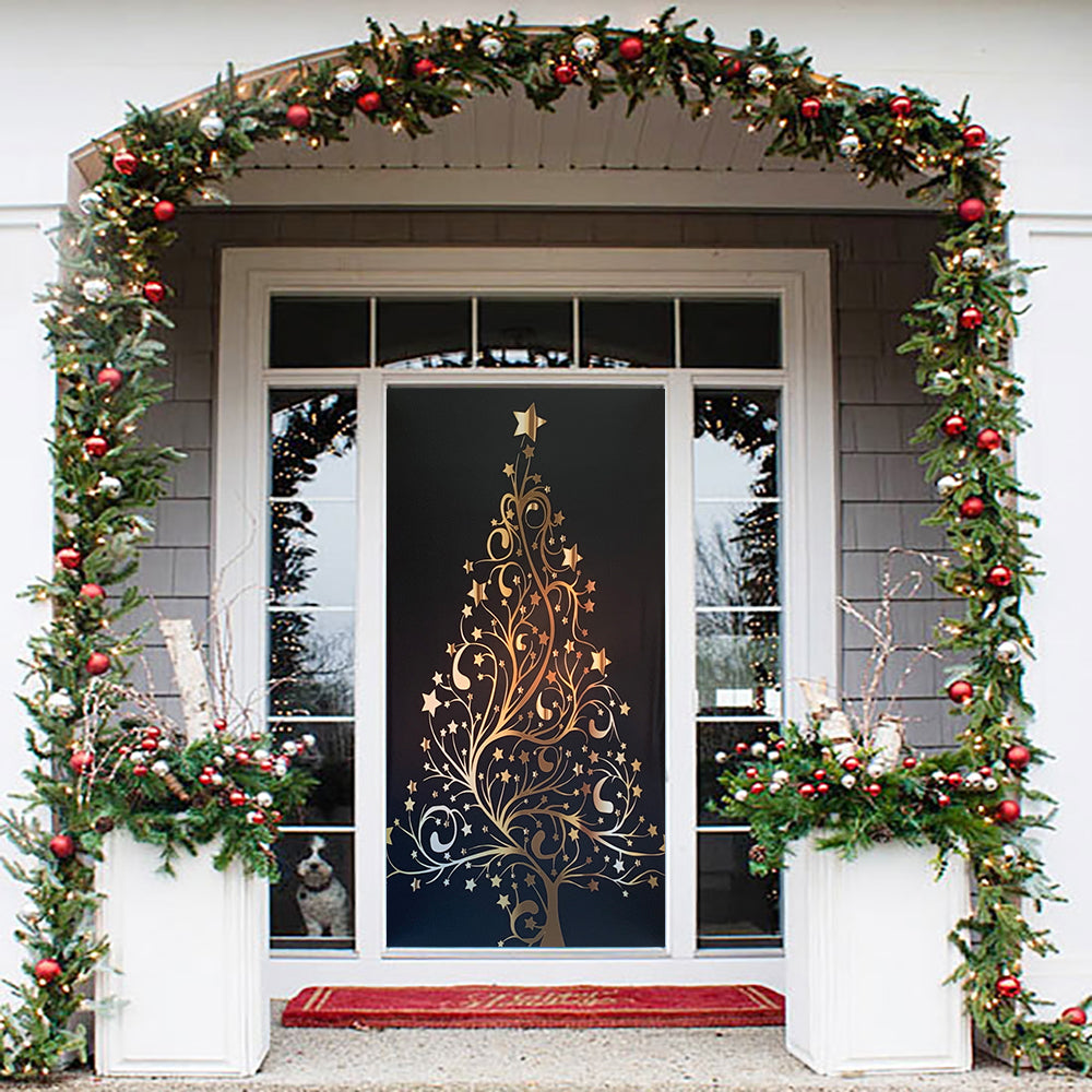 Christmas Tree Door Cover