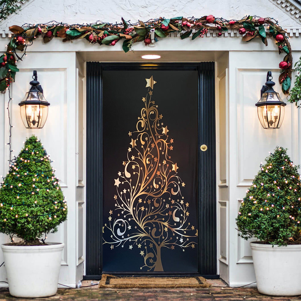 Christmas Tree Door Cover