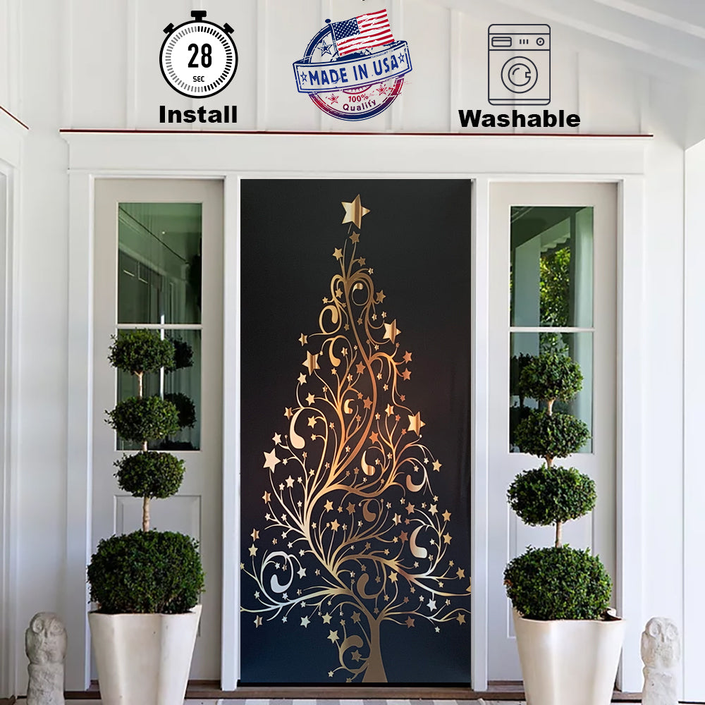 Christmas Tree Door Cover