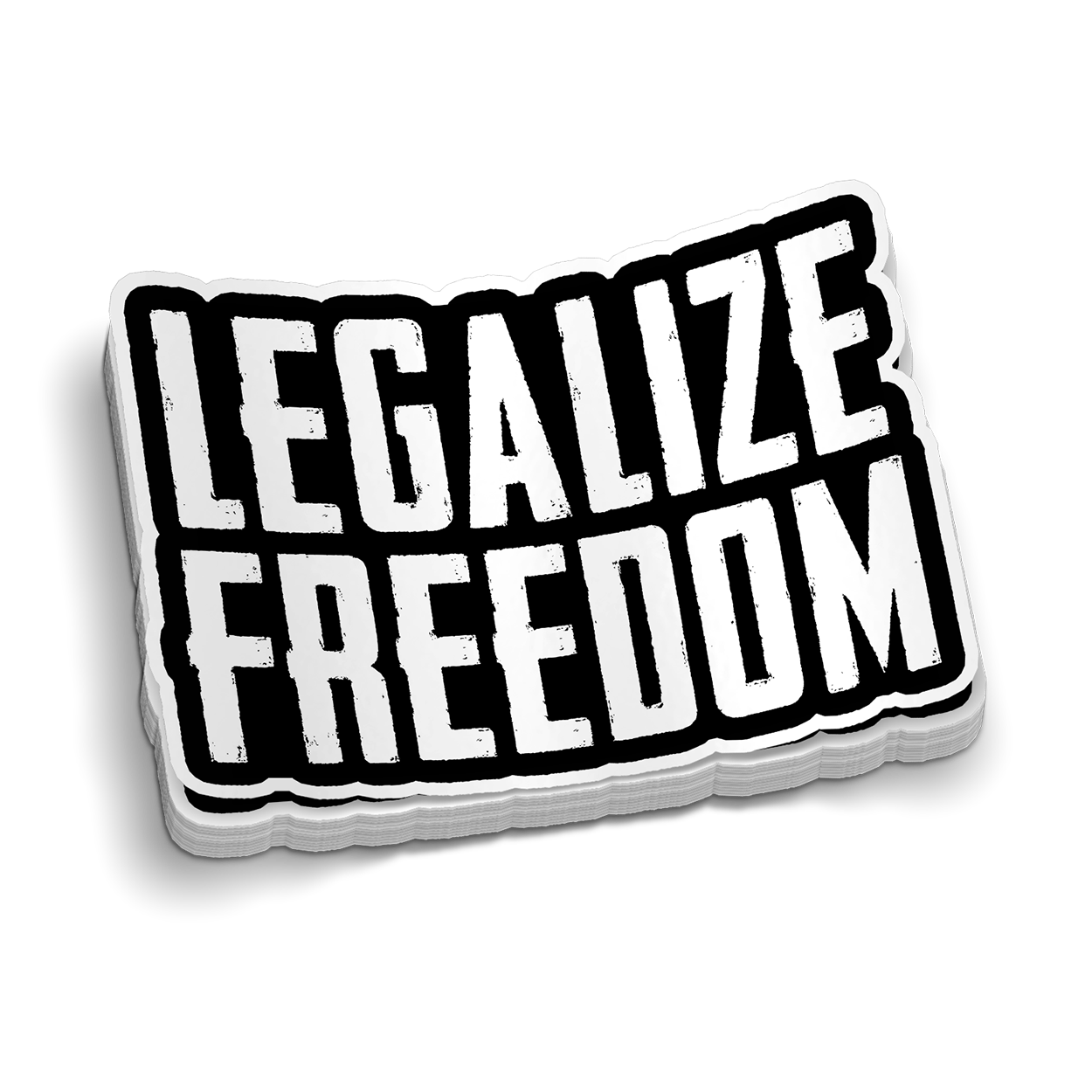 Legalize Freedom Hard Hat Decal