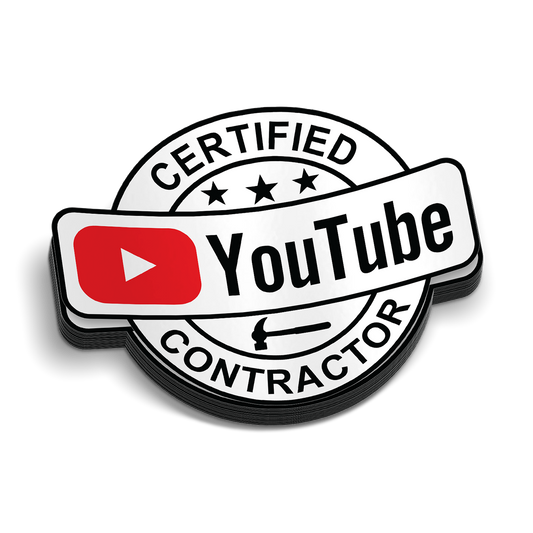 YT Contractor Hard Hat Decal