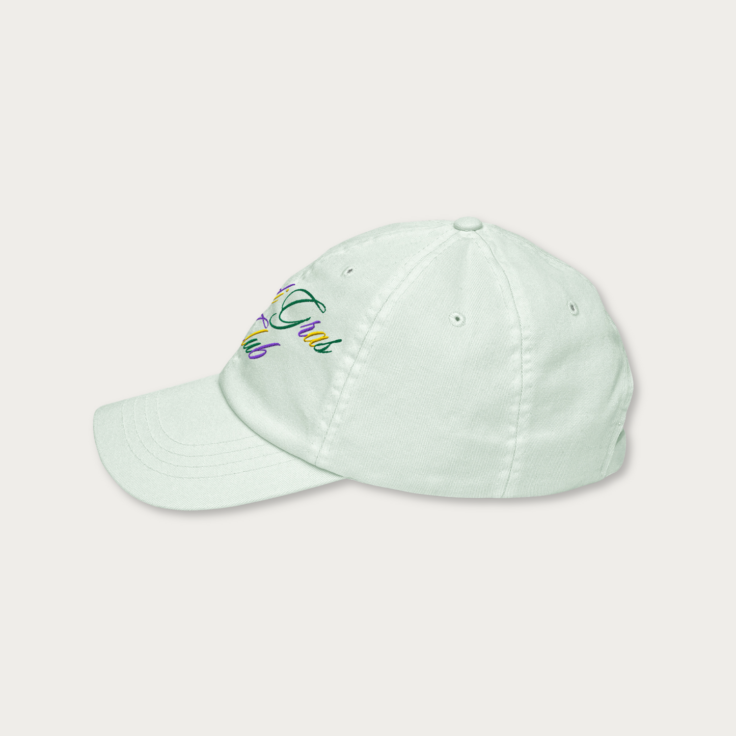 Mardi Gras Club Pastel dad hat