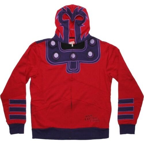 Magneto Costume X-Men Marvel Comics Zip Up Hoodie