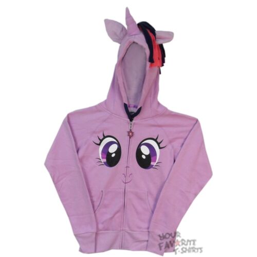 My Little Pony Twilight Sparkles Face Costume Mlp Junior Zip Up Hoodie