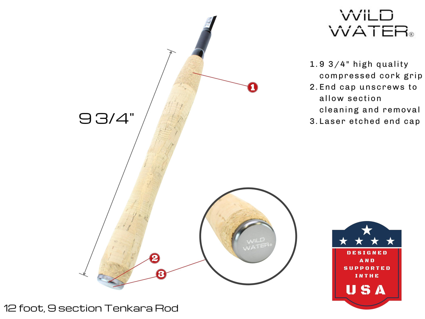 Tenkara Fly Fishing Kit, 12ft Rod | Wild Water Fly Fishing