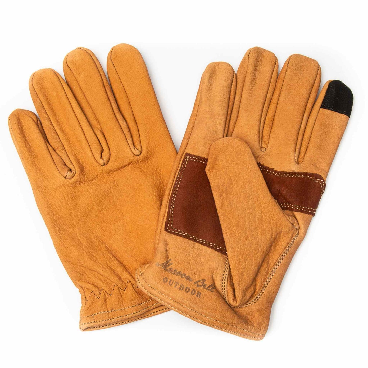 Buffalo Leather Ranching Gloves