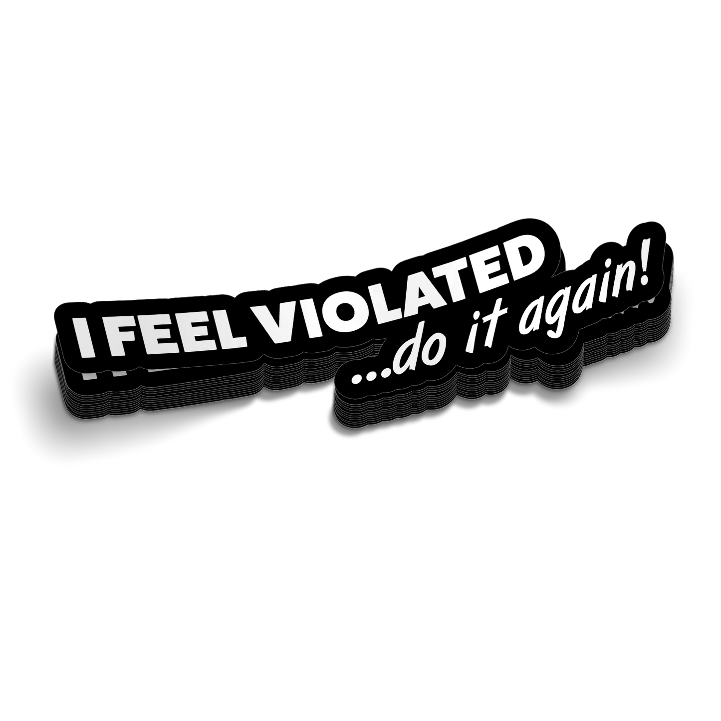 Violated - Hard Hat Decal