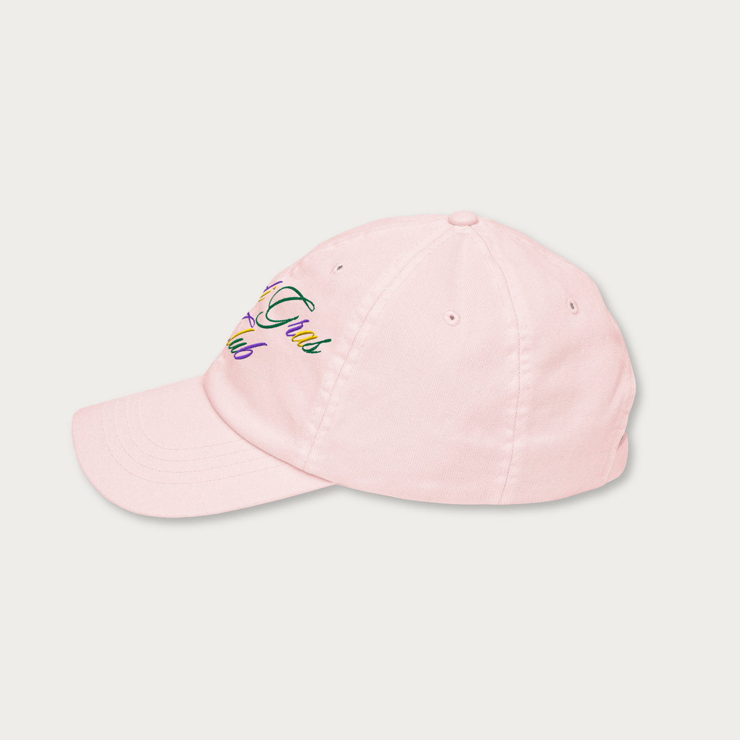 Mardi Gras Club Pastel dad hat