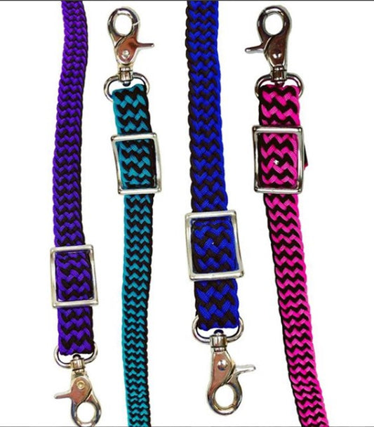 Paracord Barrel/Roping Reins (Assorted Colors)