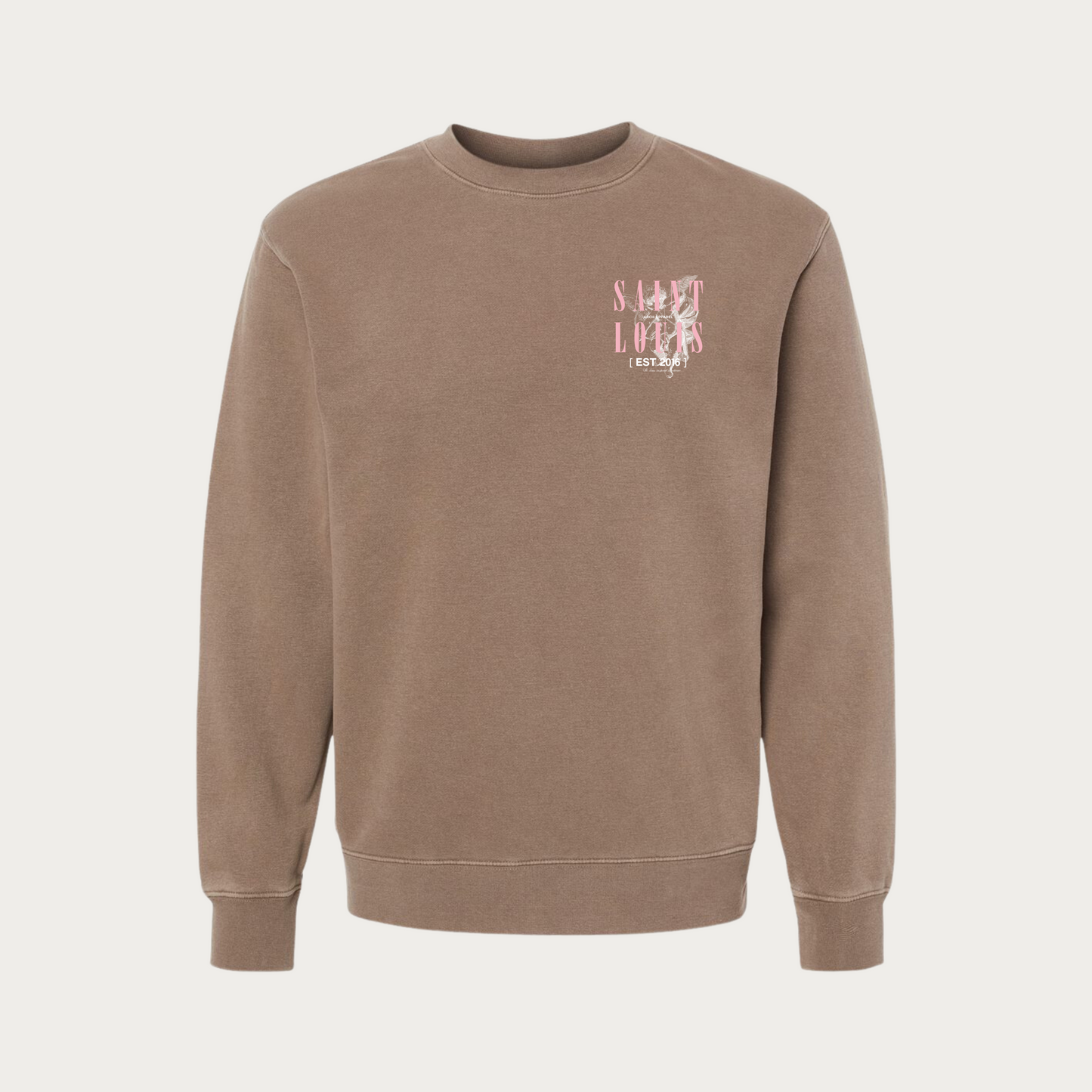 Saint Louis Cupid Pigment-Dyed Crewneck