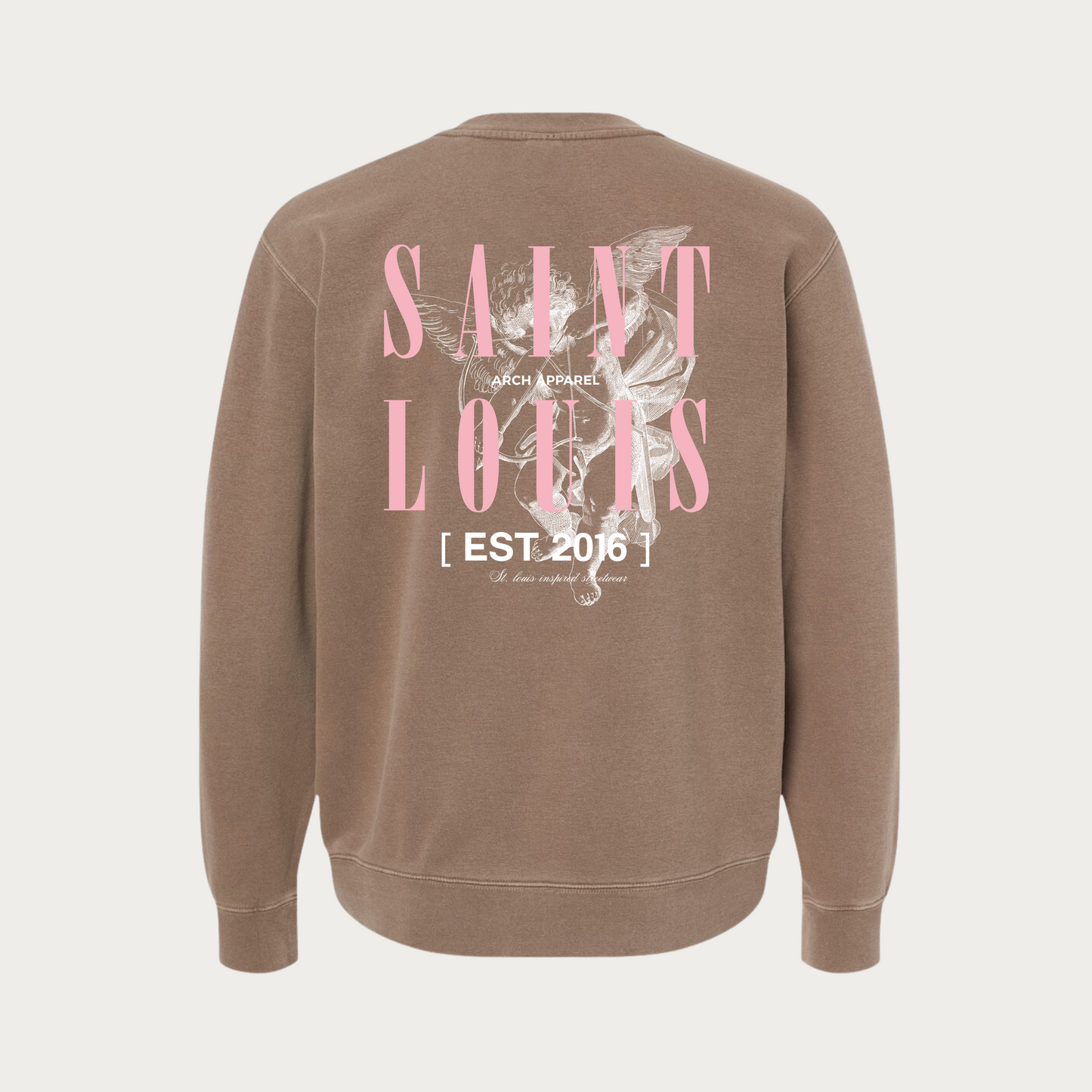 Saint Louis Cupid Pigment-Dyed Crewneck