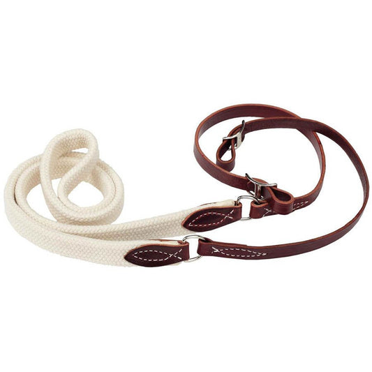 Braided Rope Center Latigo Roper/Contest Rein - 8'