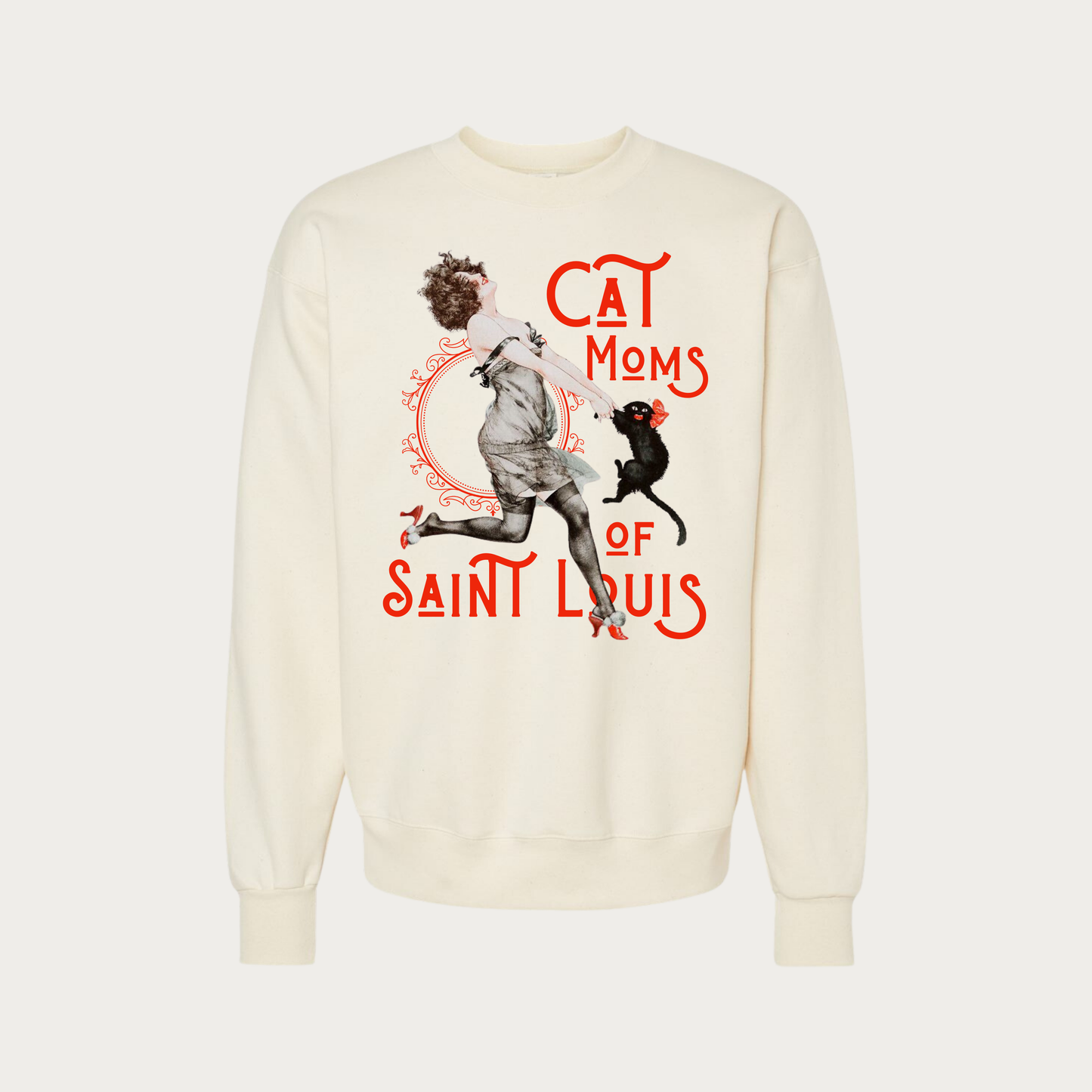 Cat Moms of Saint Louis Crewneck