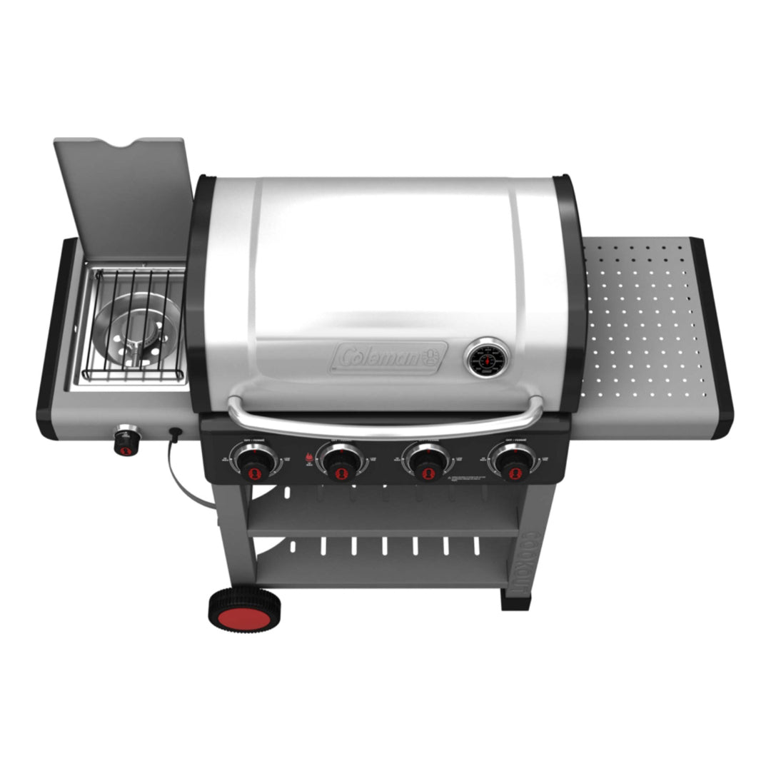 Coleman® Cookout™ 4-Burner Grill, Stainless Steel