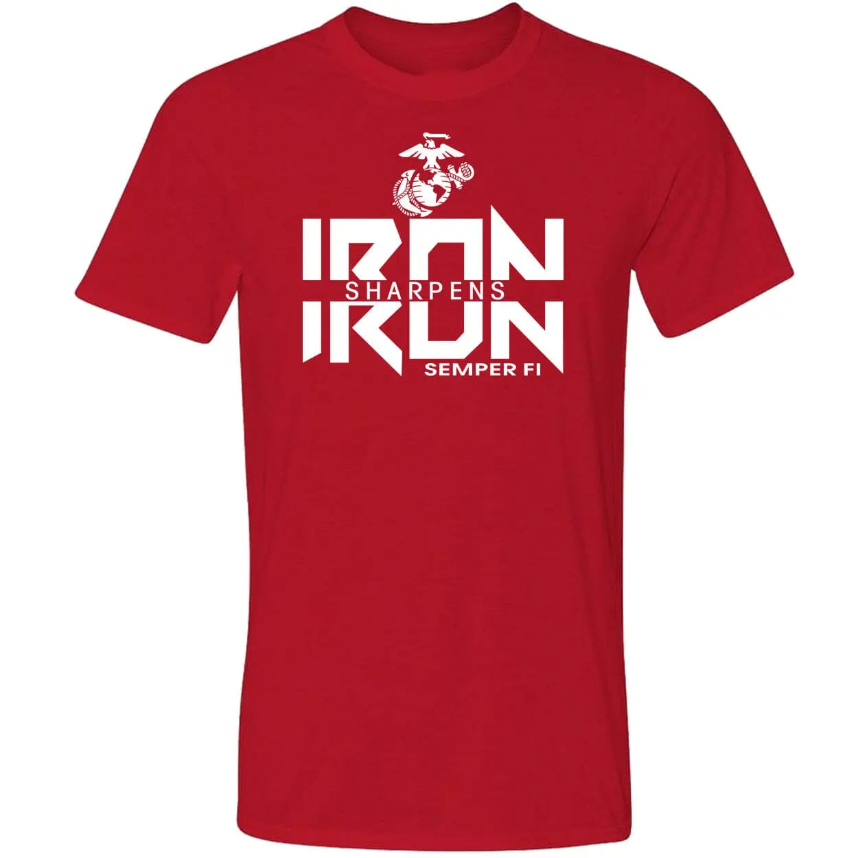 Combat Charged Iron Sharpens Iron Performance Tee