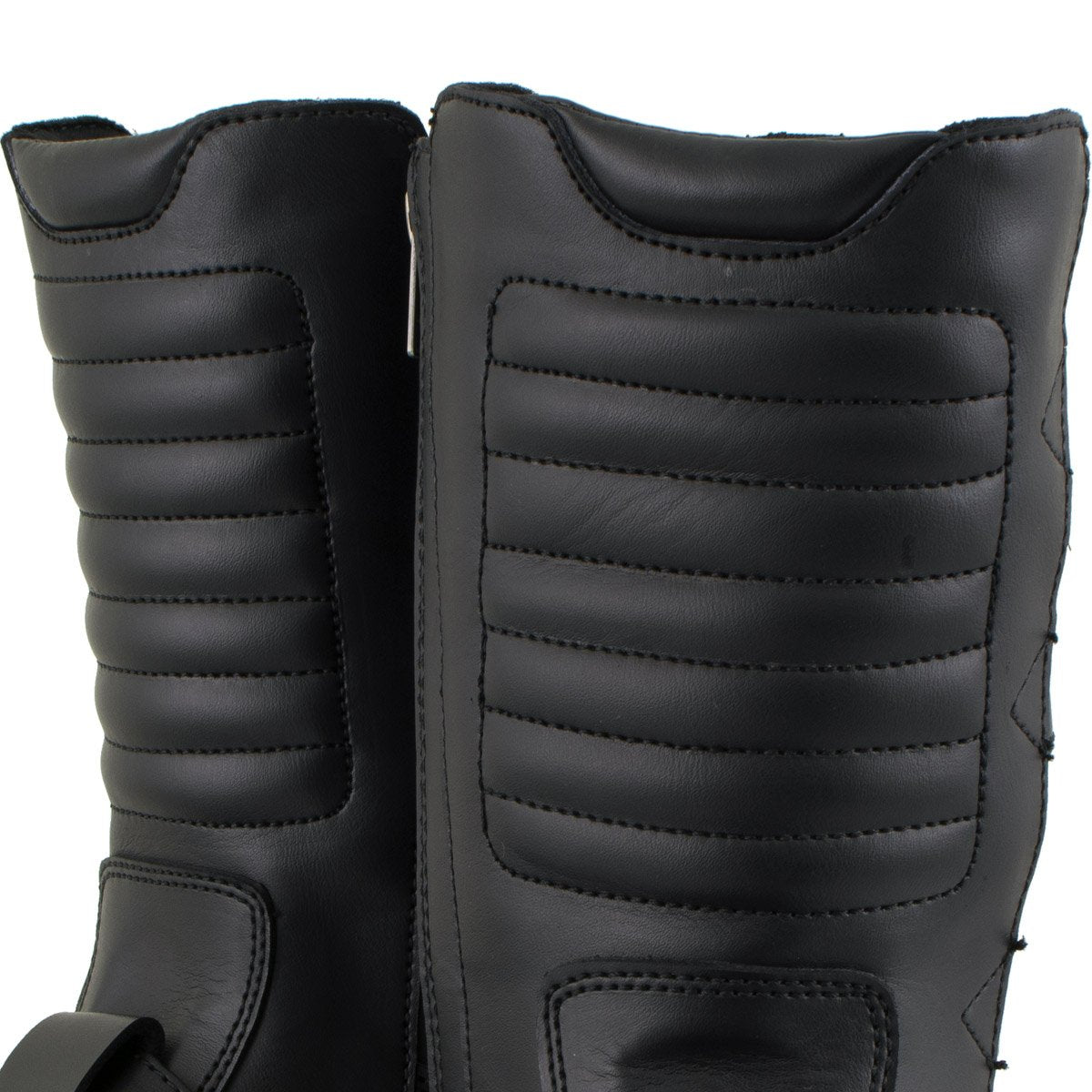 Xelement 1503 Men's Black 'Executioner' Leather Motorcycle Boots